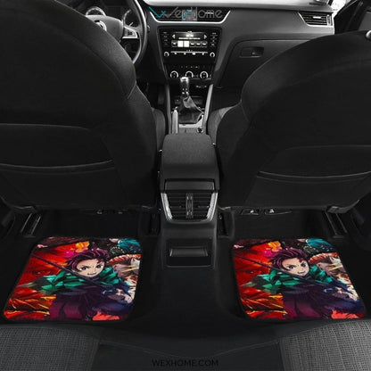 Tanjiro Fighting Moments Car Mats