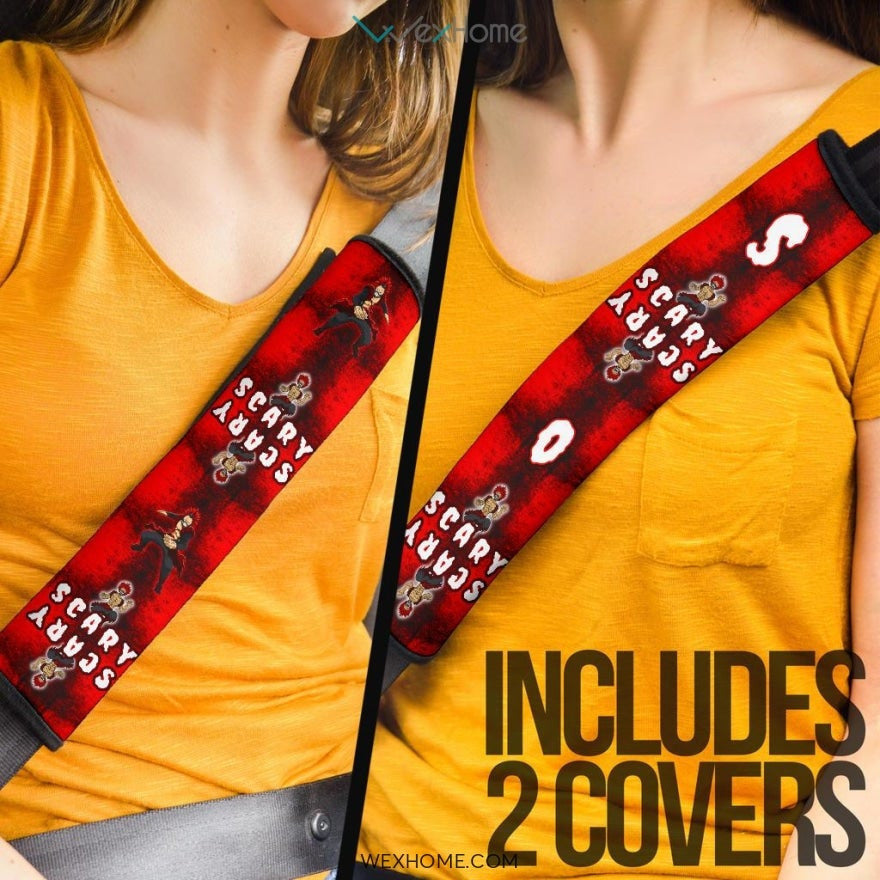 My Hero Academia Anime Seat Belt Covers | MHA Scary Eijiro Red Belt Covers