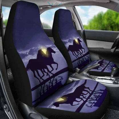 Horse Night Art Car Seat Cover