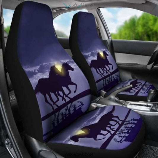 Horse Night Art Car Seat Cover