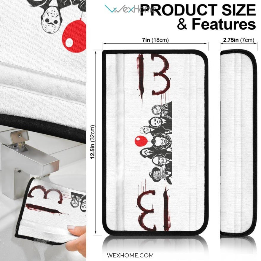 Horror Movie Seat Belt Covers | The Horror Villains Friends Reunion