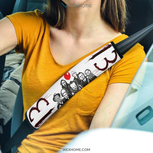 Horror Movie Seat Belt Covers | The Horror Villains Friends Reunion