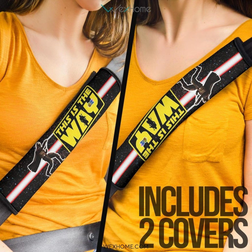 Star Wars Movie Seat Belt Covers | Mandalorian Climbing Belt Covers