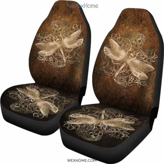 Dragonfly Zen Custom Car Seat Cover