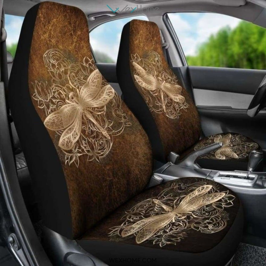 Dragonfly Zen Custom Car Seat Cover
