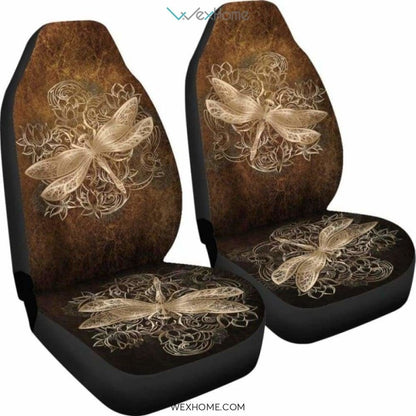 Dragonfly Zen Custom Car Seat Cover
