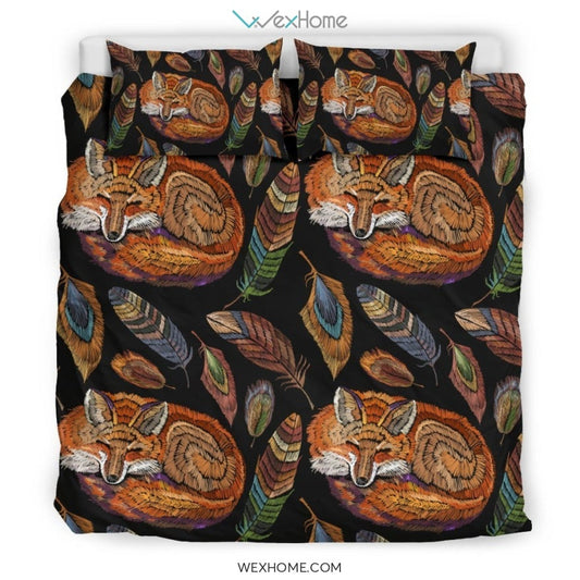 Fox Feather Pattern Print Fox Feather Pattern Print