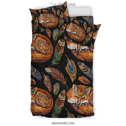 Fox Feather Pattern Print Fox Feather Pattern Print