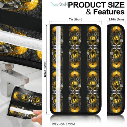 Attack On Titan Anime Seat Belt Covers | AOT Gods Of Titan Belt Covers