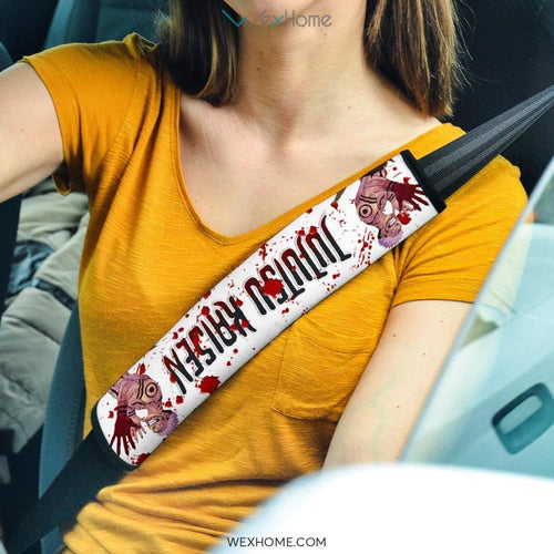 Jujutsu Kaisen Anime Seat Belt Covers | Jujutsu Kaisen Yuji Sukuna Monster Belt Covers