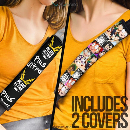 My Hero Academia Anime Seat Belt Covers | MHA All Might Face Shadow Belt Covers