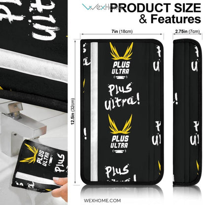 My Hero Academia Anime Seat Belt Covers | MHA All Might Face Shadow Belt Covers