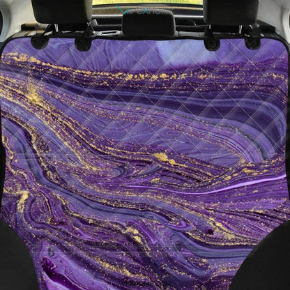 Violet Marble Pet Car Seat Cover