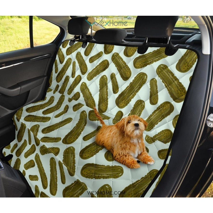 Cucumber Pickle Print Pattern Pet Car Seat Cover