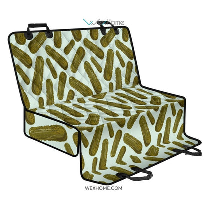 Cucumber Pickle Print Pattern Pet Car Seat Cover