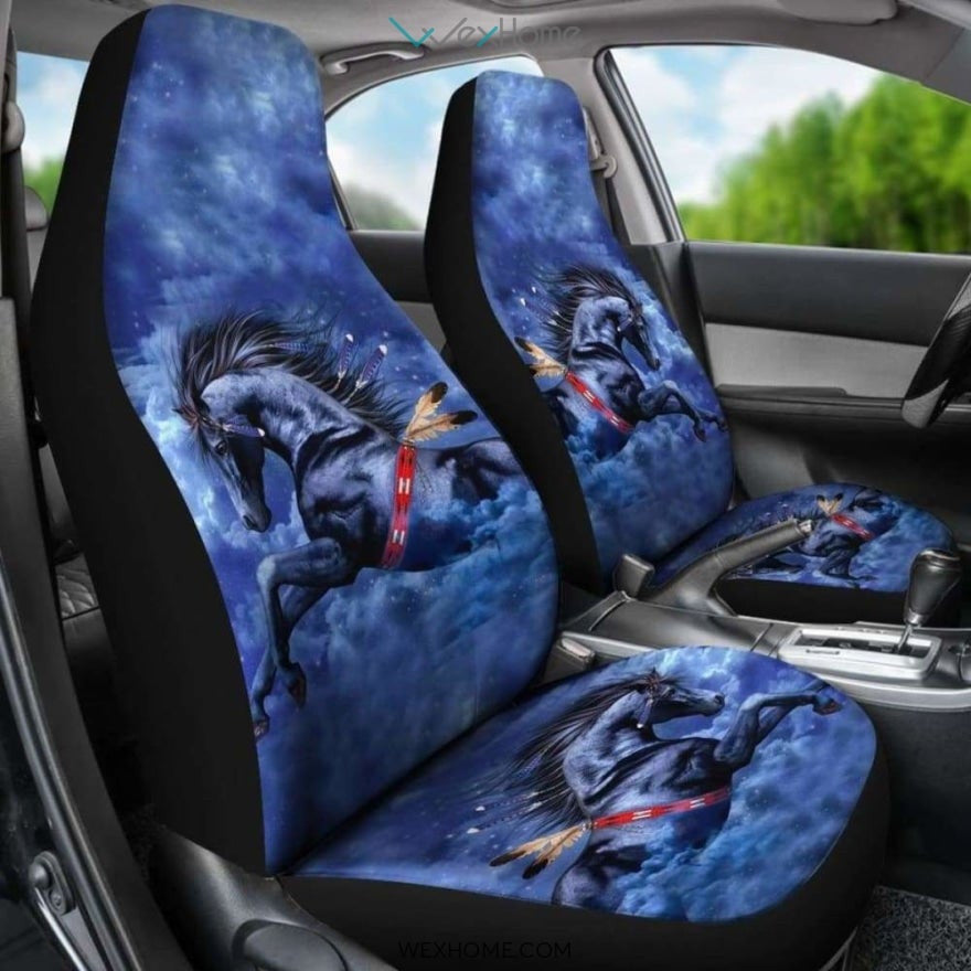 Horse Art Custom Car Seat Cover