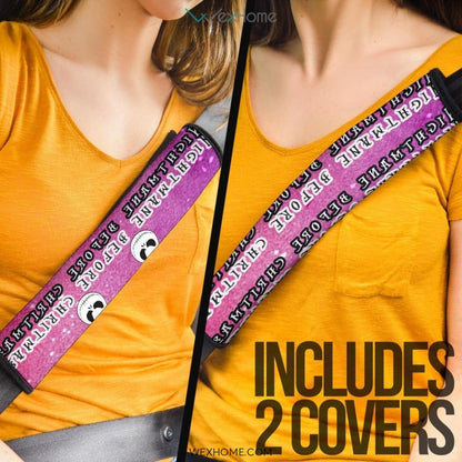 Nightmare Before Christmas Cartoon Seat Belt Covers | Jack Head Bling Belt Covers