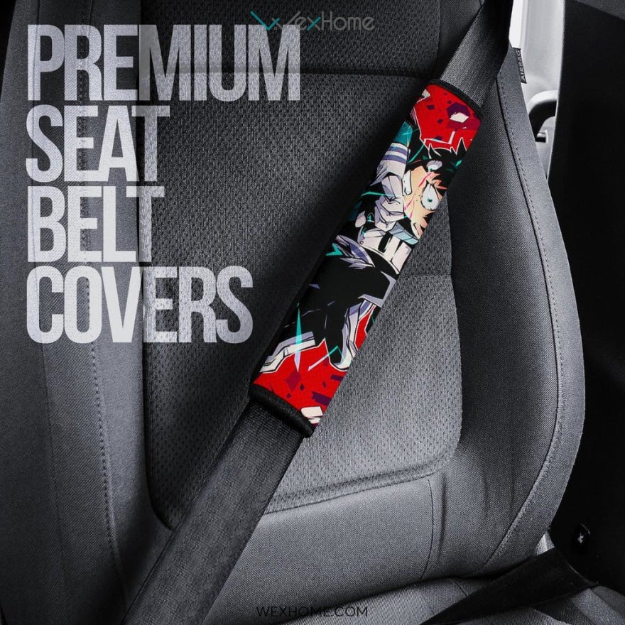 My Hero Academia Anime Seat Belt Covers | MHA Corlorful Plus Ultra Belt Covers