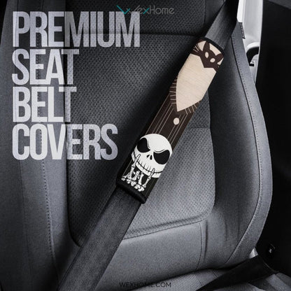 The Nightmare Before Christmas Cartoon Seat Belt Covers | Jack Wearing Bow Belt Covers