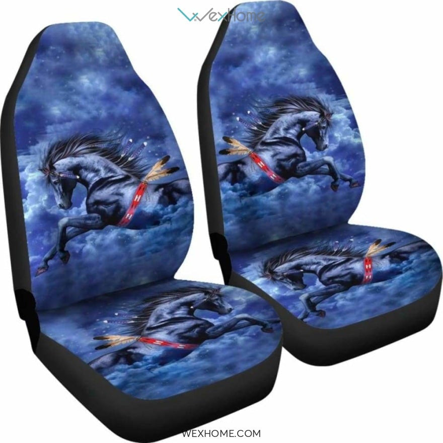 Horse Art Custom Car Seat Cover