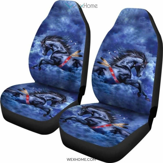 Horse Art Custom Car Seat Cover