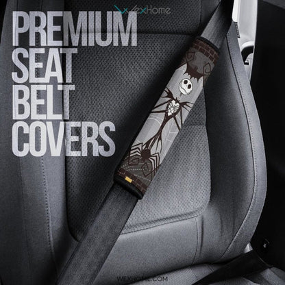 The Nightmare Before Christmas Cartoon Seat Belt Covers | Cute Jack In Night Artwork Belt Covers