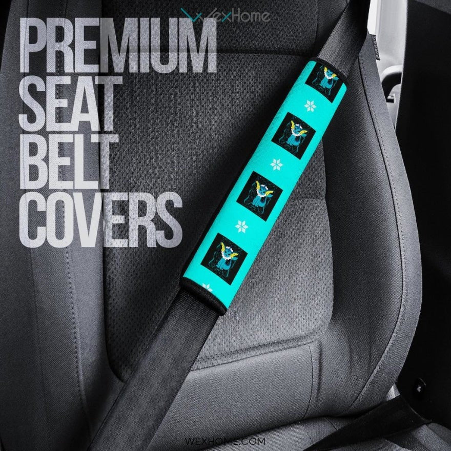 Pokemon Anime Seat Belt Covers | Pokemon Minimal Portrait Belt Covers