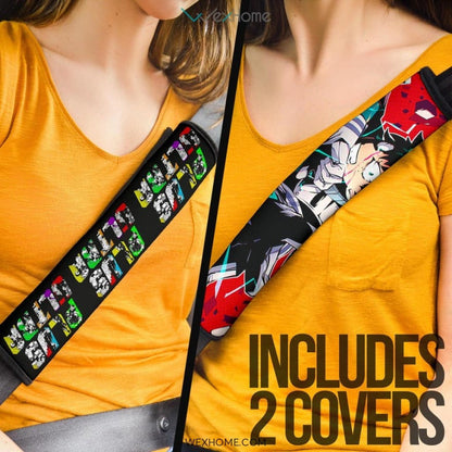 My Hero Academia Anime Seat Belt Covers | MHA Corlorful Plus Ultra Belt Covers