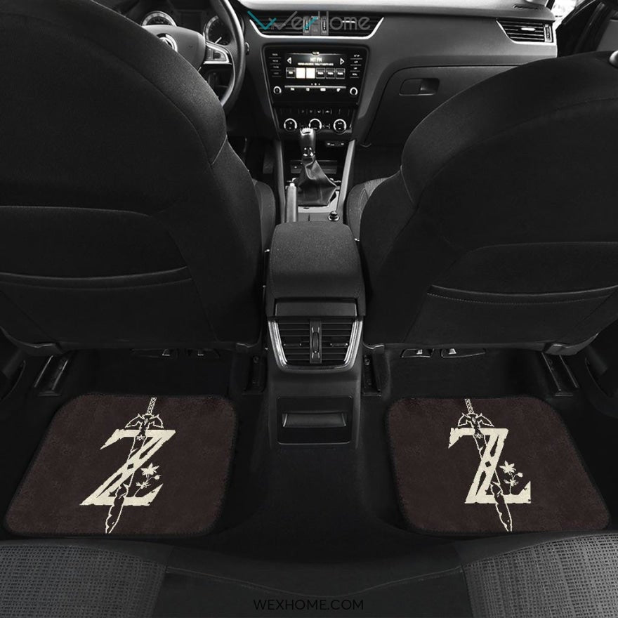 Legend Of Zelda Z Sword Logo Car Floot Mats