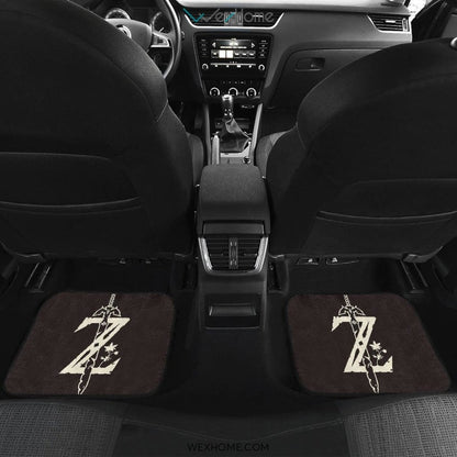 Legend Of Zelda Z Sword Logo Car Floot Mats