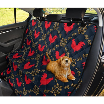 Pattern Print Rooster Pet Car Seat Cover