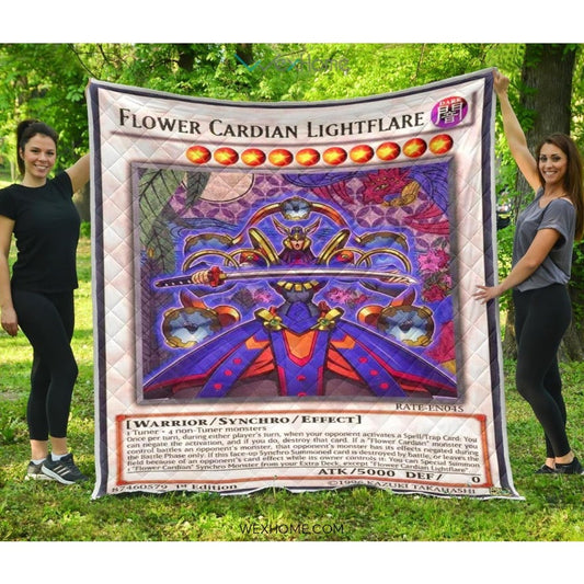 Flower Cardian Lightflare Quilt