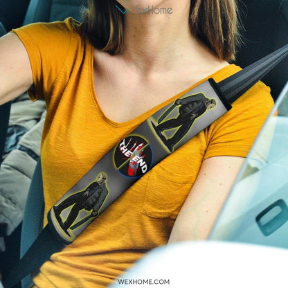 Horror Movie Seat Belt Covers | Freddy Vs Jason Funny MJ Dance Battle Belt Covers