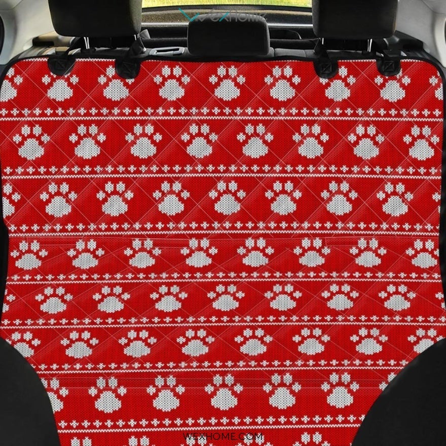 Ugly Christmas Paw Pet Car Seat Cover