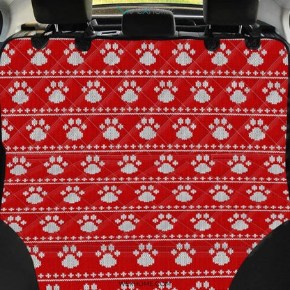 Ugly Christmas Paw Pet Car Seat Cover