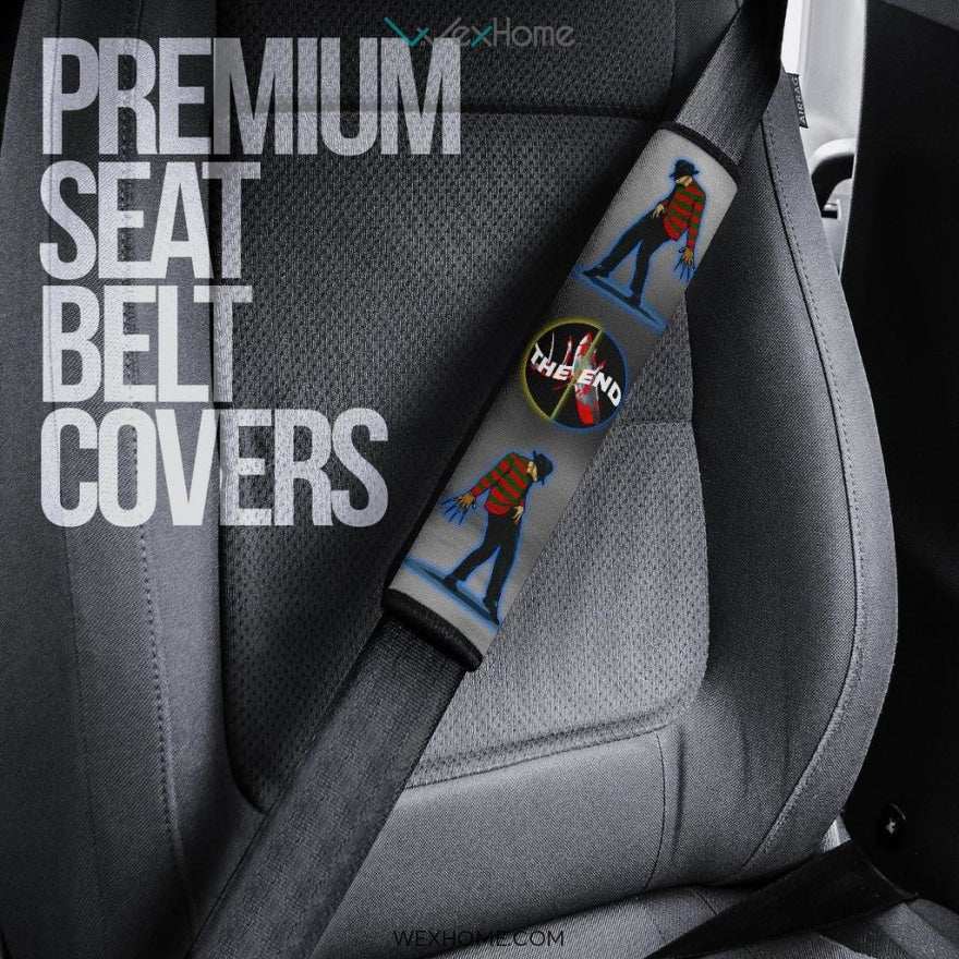 Horror Movie Seat Belt Covers | Freddy Vs Jason Funny MJ Dance Battle Belt Covers