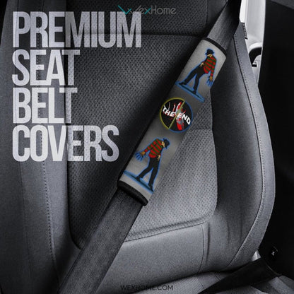 Horror Movie Seat Belt Covers | Freddy Vs Jason Funny MJ Dance Battle Belt Covers