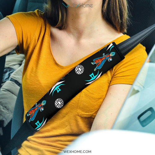 Dragon Ball Anime Seat Belt Covers | Vegetto Lightning Power Belt Covers