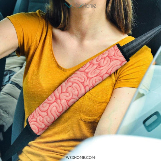 Brain Pattern Custom Seat Belt Covers