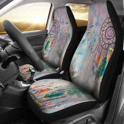 Dragonfly and Dreamcatcher Car Seat Cover