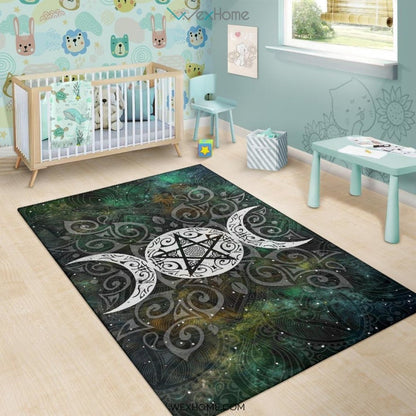 Celtic Triple Moon Pentagram Wicca Pagan