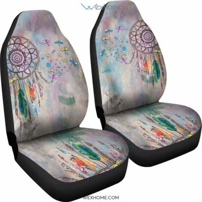 Dragonfly and Dreamcatcher Car Seat Cover