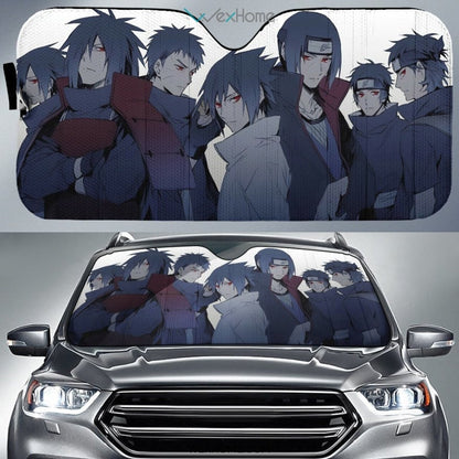 Favourite Uchiha Clan Car Windshield Sun Shade Custom Naruto Anime