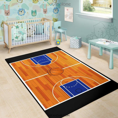 690 Rust Basketball Ground NURSERY AREA RUG