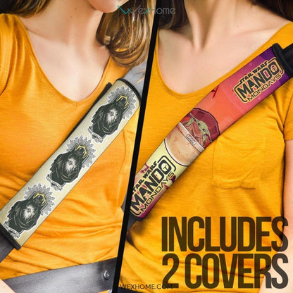 Star Wars Movie Seat Belt Covers | Darth Vader Buddha Save Us All Belt Covers