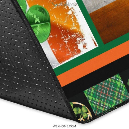 Irish By Blood American By Birth Patriot By Choice St Patrick's Day Nursery Area Rug