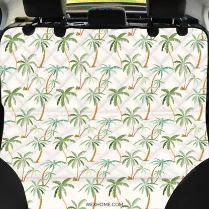 Tropical Palm Tree Hawaiian Print Pet Car Seat Cover