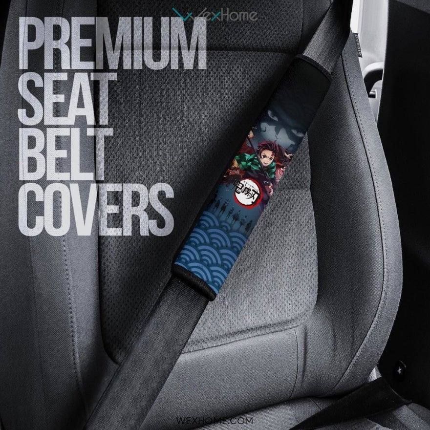 Demon Slayer Seat Belt Covers Demon Slayers Anime