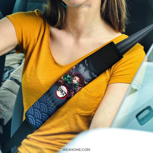 Demon Slayer Seat Belt Covers Demon Slayers Anime
