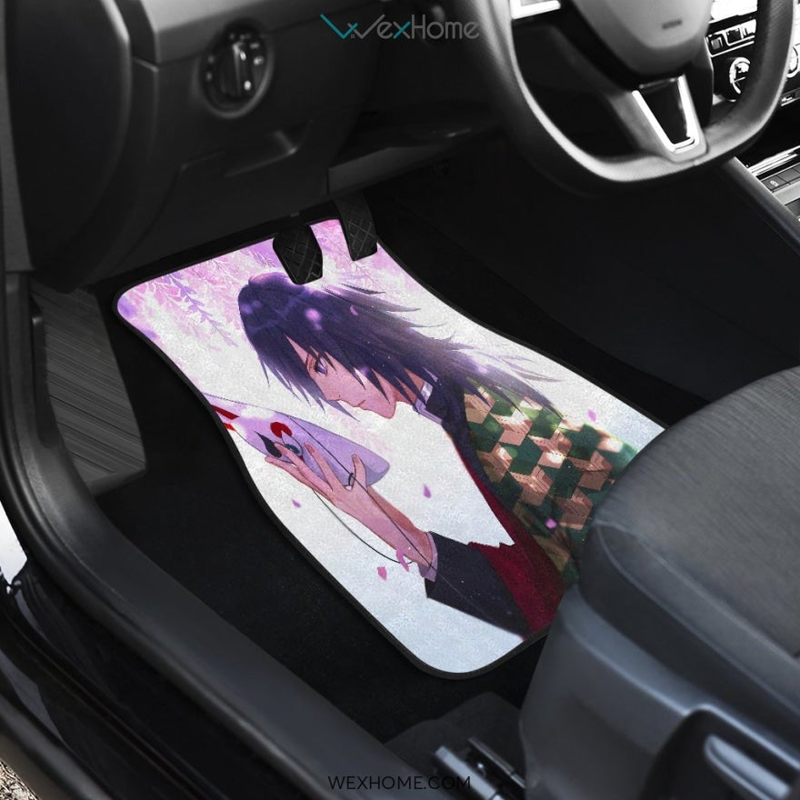 Giyuu And Sabito Mask Car Mats